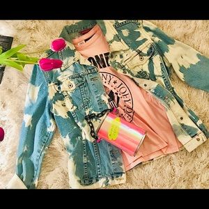 Light Blue Cloud Wash Denim Jean Jacket!